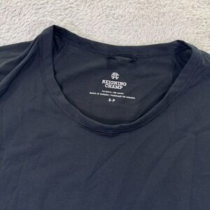 Reigning Champ‎ Training T-Shirt Mens Small Black Lightweight Crew Neck Athletic